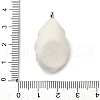 Flocky Resin Pendants FIND-S001-14H-3