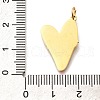 Pride 304 Stainless Steel Enamel Pendants STAS-B079-01G-04-3