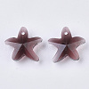 Transparent Glass Charms GLAA-N033-01C-2