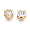 Brass Clear Cubic Zirconia Multi-Strand Links KK-N233-150-2