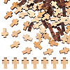 UNICRAFTALE 120Pcs Natural Wooden Beads WOOD-UN0001-11-1