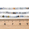 Natural Aquamarine Beads Strands G-RM2025-A46-2mm-A-5