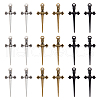 UNICRAFTALE 45Pcs 3 Colors Tibetan Style Alloy Pendants TIBEP-UN0001-23-1