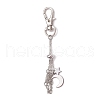 Moon & Star Alloy Swivel Lobster Claw Clasps & Brass Cable Chains AJEW-JB01335-5