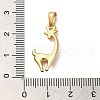PVD Vacuum Plating 304 Stainless Steel Pendants STAS-M322-09G-3