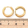 316 Surgical Stainless Steel Hoop Earrings for Women EJEW-G429-01A-G-5