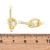 Alloy Knot Connector Charms PALLOY-F315-02G-3