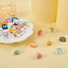 Craftdady 60Pcs 15 Style Transparent and Opaque Resin Cabochons CRES-CD0001-06-15