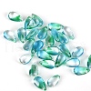 5Pcs Transparent Glass Beads X-GLAA-PW0001-25P-1