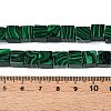 Synthetic Malachite Beads Strands G-T139-8x8-39-5