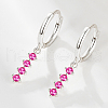 S925 Sterling Silver Hoop Earrings RL0741-6-1