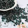 Transparent Inside Colours Glass Seed Beads SEED-H002-A-C232-1