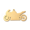 304 Stainless Steel Pendants STAS-S149-03G-1