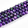 Baking Painted Glass Beads Strands DGLA-N003-4mm-A07-1