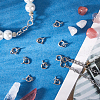 Beebeecraft 10Pcs 925 Sterling Silver Spring Ring Clasps STER-BBC0007-03-4