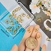 Beebeecraft 30Pcs Brass Lobster Claw Clasps KK-BBC0014-65G-3