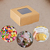Kraft Paper Candy Storage Box CON-WH0084-90A-7