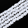 Opaque Glass Beads Strands GLAA-N019-4mm-03-1