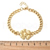 304 Stainless Steel Link Bracelets BJEW-Z098-01G-3