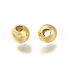 Rack Plating Brass Beads KK-K373-08A-G-1