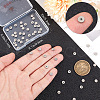 Beebeecraft 50Pcs 304 Stainless Steel Ear Nuts STAS-BBC0005-86A-3