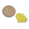 Seed Beads Beaded Charms PALLOY-MZ00262-03-2