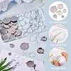  DIY Blank Dome 304 Stainless Steel Pendant Making Kits DIY-TA0011-82-5