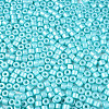 Baking Paint Pearlized Glass Seed Beads SEED-T008-03Q-3