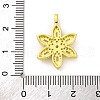 Brass Pendants with Cubic Zirconia KK-D536-09G-01-3