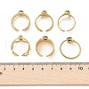 Natural Malachite Finger Rings RJEW-K290-01G-3