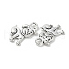 Tibetan Style Alloy Pendants TIBE-S324-06AS-2