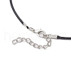 Cylinder Seed Beaded Evil Eye & Alloy Pyramid Cone Pendant Necklaces NJEW-MZ00105-5
