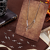 Unicraftale 100PCS Cross Tibetan Style Alloy Pendants TIBEP-UN0001-10-2