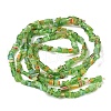 Handmade Millefiori Lampwork Beads Strands LAMP-P070-02A-03-2
