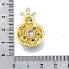 Brass Micro Pave Colorful Cubic Zirconia Pendants KK-V010-15G-3