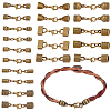 20Pcs 10 Styles Alloy Cord Ends FIND-PH01465-1