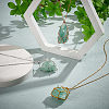 3Pcs 3 Colors 304 Stainless Steel Macrame Pouch Necklace Making NJEW-PH01550-5