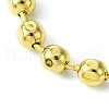 Ion Plating(IP) 304 Stainless Steel Oval Link Chain Bracelets for Women BJEW-C066-04G-2