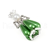 ABS Plastic Imitation Pearl Pendants PALLOY-MZ00755-5