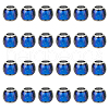 HOBBIESAY 24Pcs Glass European Beads GLAA-HY0001-32-1