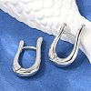 Brass Hoop Earrings EJEW-Q016-16P-4