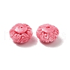Synthetic Shell Dyed Carved Beads BSHE-H111-01-2