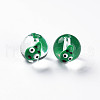 Transparent Glass Enamel Beads GLAA-N049-002-2