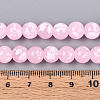Baking Paint Glass Beads Strands DGLA-N015-8mm-02-4