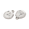Non-Tarnish 304 Stainless Steel Pendants STAS-I671-09P-2