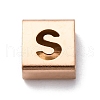 Ion Plating(IP) 304 Stainless Steel Square Slide Charms STAS-L132-10S-RG-1