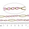 304 Stainless Steel Enamel Link Chains CHS-U003-01G-17-2