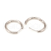 Brass Huggie Hoop Earrings X-KK-D160-55P-2