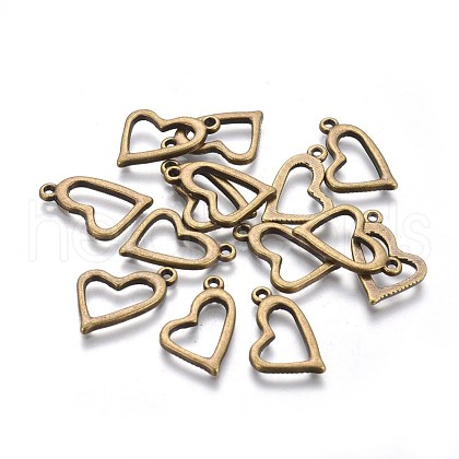 Tibetan Style Alloy Pendants TIBEP-LF9322YKG-AB-FF-1