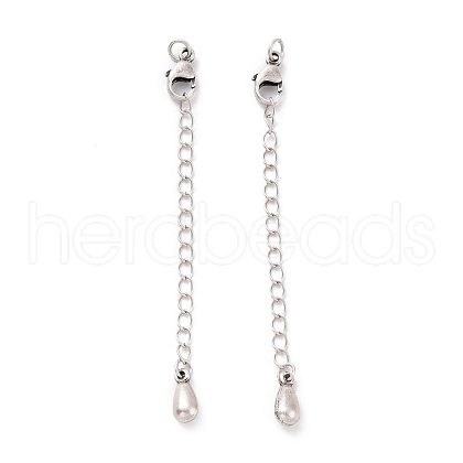 925 Sterling Silver Chain Extenders STER-D036-40AS-1